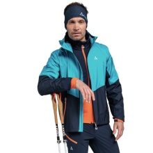 Schöffel Summer Trekking-Hiking Jacket 3-Layer Ryten (high multi-functionality, water- and windproof) light blue Men