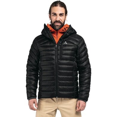 Schöffel Winter Down Jacket Down Silvretta (lightweight, windproof, breathable) black Men