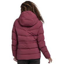 Schöffel Winter Down Jacket Urban Down Style Vindave Jacket (windproof, 4-way stretch) burgundy ladies