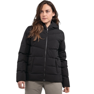 Schöffel Winter Down Jacket Urban Down Style Vindave Jacket (windproof, 4-way stretch) black Ladies