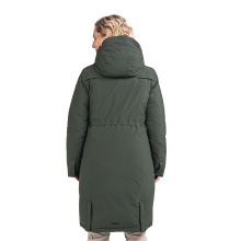 Schöffel Winter Down Coat Down Parka Canterbury (4-way stretch, very warm, waterproof) dark green Women