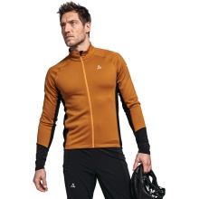 Schöffel Bike Long Sleeve Shirt Piambello Full-Zip (maximum freedom of movement) orange/black Men