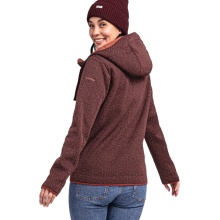 Schöffel Fleece Jacket Aurora Hoody (breathable, warm) burgundy ladies