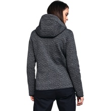 Schöffel Fleece Jacket Aurora Hoody (breathable, warm) navy blue ladies