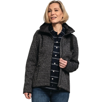 Schöffel Fleece Jacket Aurora Hoody (breathable, warm) black ladies