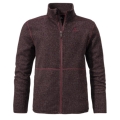 Schöffel Fleece Jacket Aurora (stand-up collar, quick-drying, warm) burgundy Men