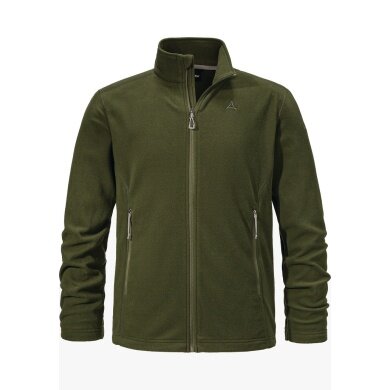 Schöffel Fleece Jacket Cincinnati3 (breathable, quick-drying, warm, 2-way stretch) khaki green Men