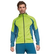 Schöffel Fleece Jacket Forillon Hoody (breathable, quick-drying, warm) lime/green Men