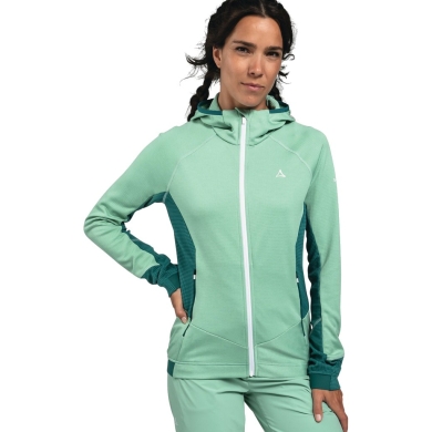 Schöffel Fleece Jacket Forillon Hoody (Hood, quick-drying) mint green Women