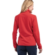 Schöffel Fleece Jacket Hiking Style Ash (high moisture transport) red Ladies