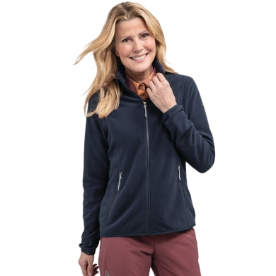 Schöffel Fleece Jacket Hiking Style Ash (high moisture transport) navy blue Ladies