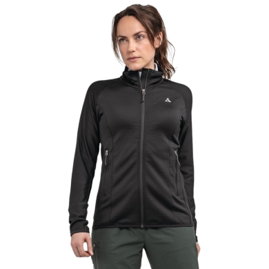 Schöffel Fleece Jacket Hiking Style Cascata (2-Way Stretch, Warm) black Ladies