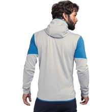 Schöffel Fleece Jacket Hydalen Hoody (breathable, quick-drying, 2-way stretch) grey/blue Men