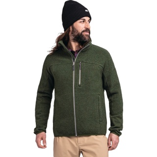 Schöffel Fleece Jacket Lakefield with Stand-up Collar (breathable, warm) dark green Men