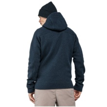 Schöffel Fleece Jacket Lakefield Hoody with Hood (breathable, warm) dark blue Men