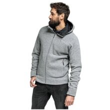 Schöffel Fleece Jacket Lakefield Hoody with Hood (breathable, warm) grey Men