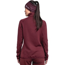 Schöffel Fleece Jacket Lodron (4-way stretch) burgundy Women