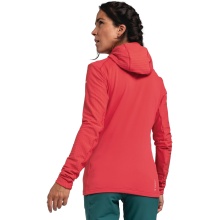 Schöffel Fleece Jacket Monte Sart Hoody (maximum freedom of movement) red ladies