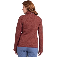 Schöffel Fleece Jacket Oberau Zipln (high moisture transport, very warm) burgundy Ladies