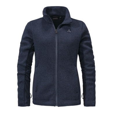 Schöffel Fleece Jacket Oberau Zipln (high moisture transport, very warm) dark blue Women