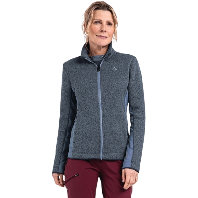 Schöffel Fleece Jacket Oberau Zipln (high moisture transport, very warm) navy blue Ladies