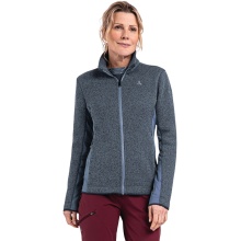 Schöffel Fleece Jacket Oberau Zipln (high moisture transport, very warm) navy blue Ladies