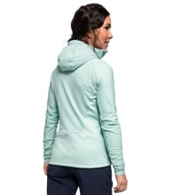 Schöffel Fleece Jacket Rotbach Hoody (Hood, 2-way stretch, quick-drying, breathable) light blue Women