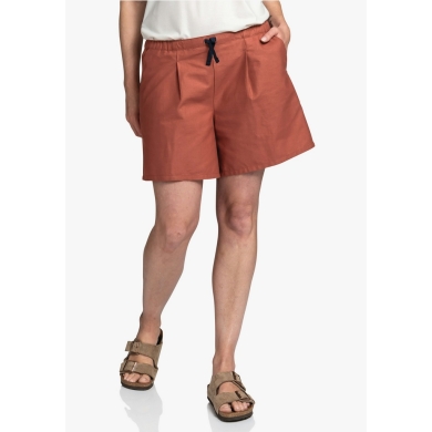 Schöffel Leisure Pants Bilbao Short (high wearing comfort) short brick red Women