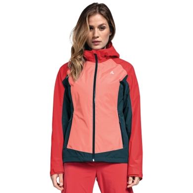 Schöffel Hiking Functional Jacket Wamberg (waterproof/windproof) red/orange ladies