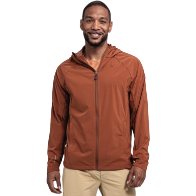 Schöffel All-Season Jacket Graz (4-Way Stretch, Windproof) Red/Brown Men's