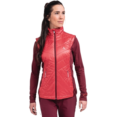 Schöffel Hybrid Vest Hybrid Stams Vest (durable, breathable) red ladies