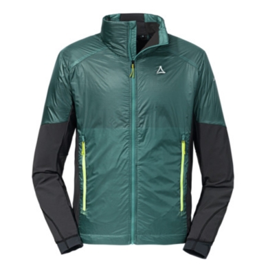 Schöffel Hybrid Jacket Cima Mede (optimal wearing comfort, water-repellent) green/blue Men