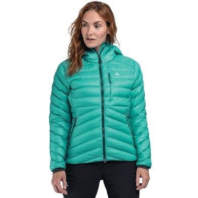 Schöffel Winter Insulation Jacket Down Tschierval (lightweight, windproof, breathable) green Women