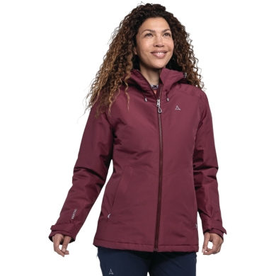 Schöffel Insulated Hiking Jacket Wildkar (2-Layer VENTURI, waterproof) wine red Ladies