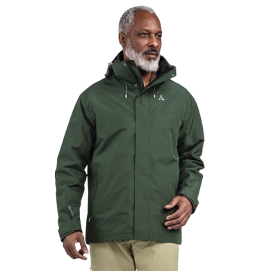 Schöffel Hiking Jacket 3-in-1 Style Okere Jacket (2-Layer VENTURI) dark green Men's