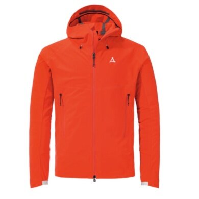 Schöffel Softshell Jacket Mangart - 4D Body Mapping, windproof - orange/red Men