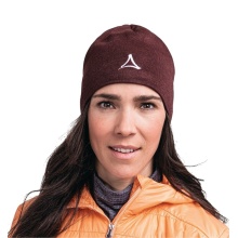 Schöffel Hat (Beanie) Fornet Knitted Hat - burgundy