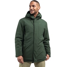 Schöffel Winter Parka Urban Insulated Style Crivat Parka (waterproof, 2-way stretch) dark green Men's