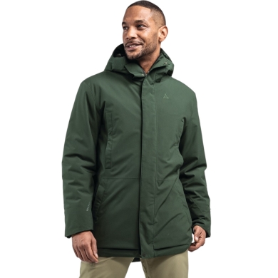 Schöffel Winter Parka Urban Insulated Style Crivat Parka (waterproof, 2-way stretch) dark green Men's