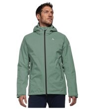 Schöffel Easy XT Rain Jacket (2-Way Stretch, Windproof, Breathable) Green Men's