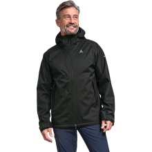 Schöffel Rain Jacket Easy XT (2-Way Stretch, Windproof, Breathable) Black Men's