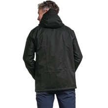 Schöffel Rain Jacket Easy XT (2-Way Stretch, Windproof, Breathable) Black Men's