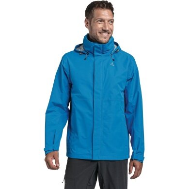 Schöffel Rain Jacket Gmund (waterproof, windproof and breathable) light blue Men