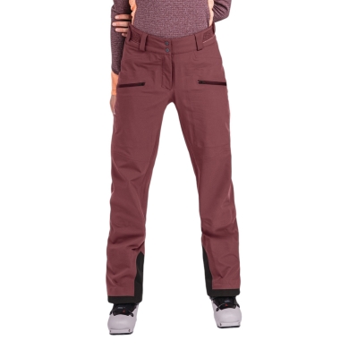 Schöffel Winter Ski Trousers Pizac 3-Layer Pant (4-Way Stretch, Waterproof) Burgundy Ladies