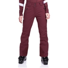 Schöffel Winter Ski Pants Weissach Pant (4-way stretch, waterproof, high wearing comfort) burgundy Women