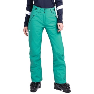 Schöffel Winter Ski Pants Weissach Pant (4-way stretch, waterproof, high wearing comfort) green Women