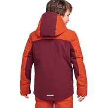 Schöffel Ski Jacket Brandberg (4-Way Stretch, Waterproof) orange/burgundy Kids