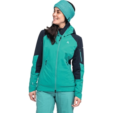 Schöffel Ski Jacket Kals (Softshell Jacket, 3-Layer Gore-Tex, windproof) green Women