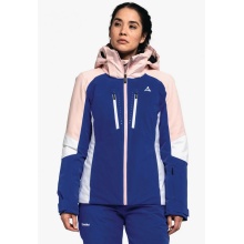 Schöffel Ski Jacket Naladas (thermal insulation, waterproof, with RECCO reflector) dark blue/white/pink Women