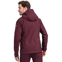 Schöffel Ski Jacket Pizac 3-Layer (Hardshell Jacket, waterproof, windproof) burgundy Men's